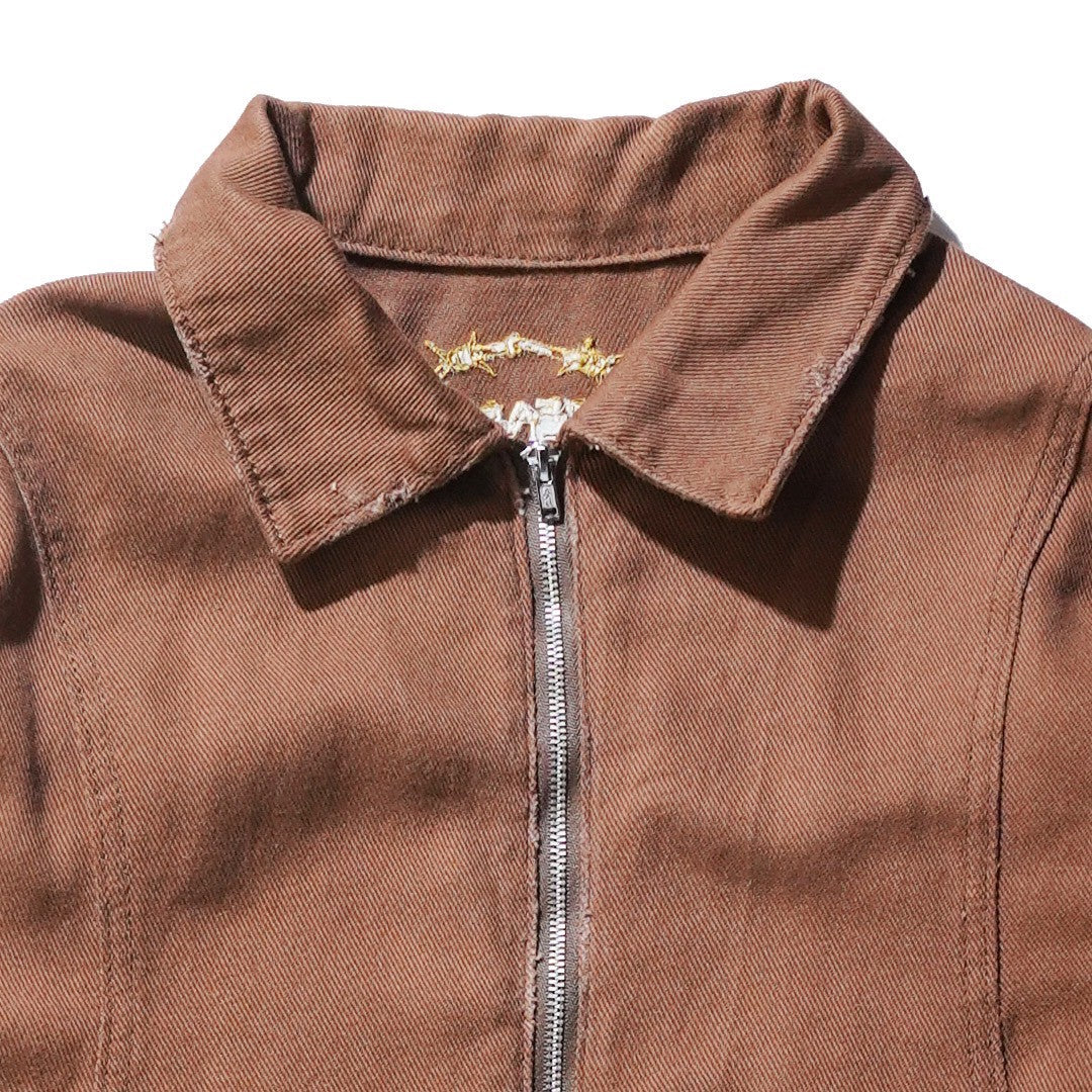 WIRE ZIP SHIRT JACKET