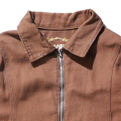 WIRE ZIP SHIRT JACKET